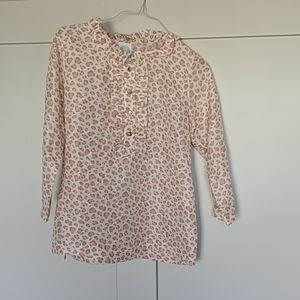 Devon Baer leopard print ruffle